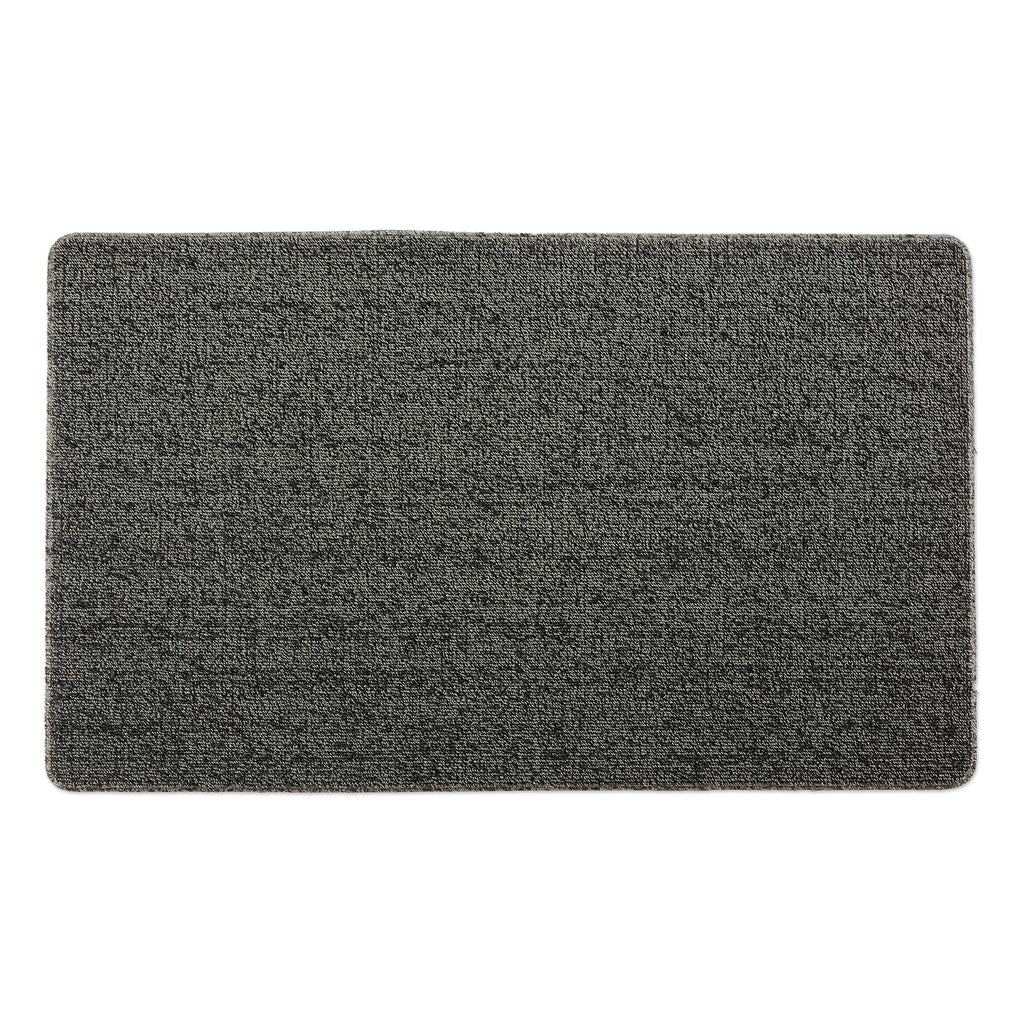 Heathered Black Tufted Loop Textilene Mat 17.75X29.5