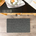 Heathered Black Tufted Loop Textilene Mat 17.75X29.5