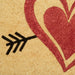 Heart Bow And Arrow Glitter Doormat