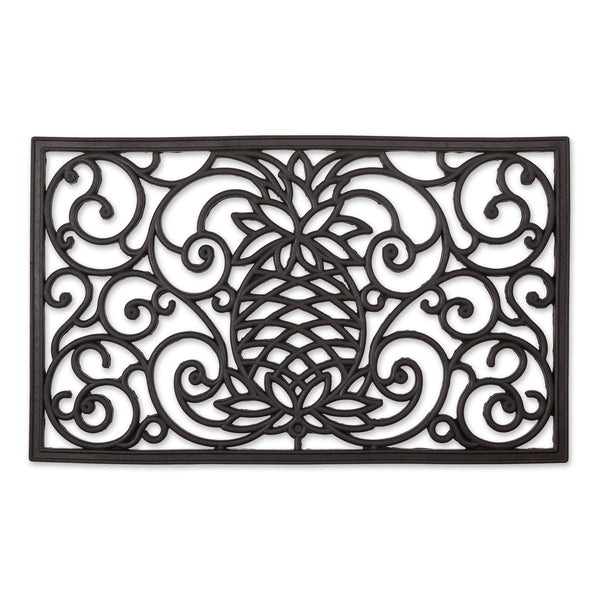 Pineapple Scroll Rubber Doormat