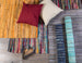 Multi Mustard Rag Rug 2x3ft