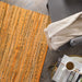 Multi Mustard Rag Rug 2x3ft
