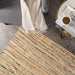Multi Taupe Rag Rug 4X6 Ft