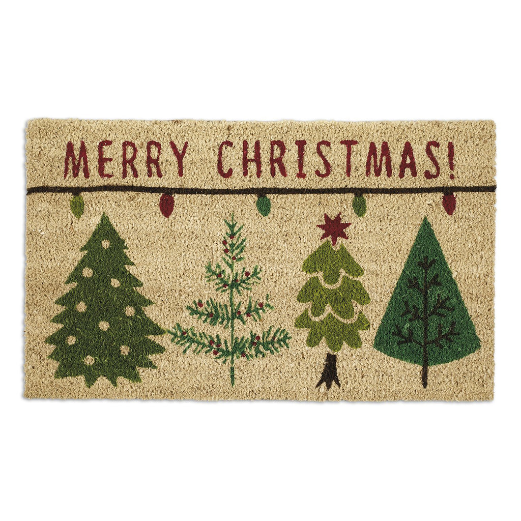 Merry Christmas Trees Doormat