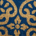 Blue Tunisia Scroll Doormat