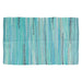 Rag Rug Multi Aqua 2x3 ft