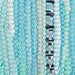 Rag Rug Multi Aqua 2x3 ft