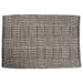 Gray Squares Recycled Yarn Rug 2X3 Ft