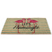 Lets Flamingle Doormat