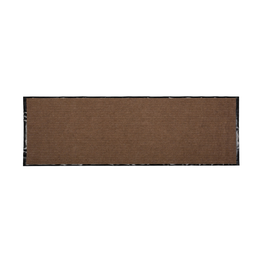 Brown Ribbed Walk Off Utility Runner