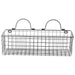 Farmhouse Vintage Décor, Wire Wall Basket, Medium, Black, 2 Piece