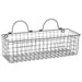 Farmhouse Vintage Décor, Wire Wall Basket, Medium, Black, 2 Piece