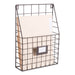 Farmhouse File Basket Set of 2 Grey