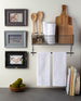 Large Black Farmhouse Towel Rack