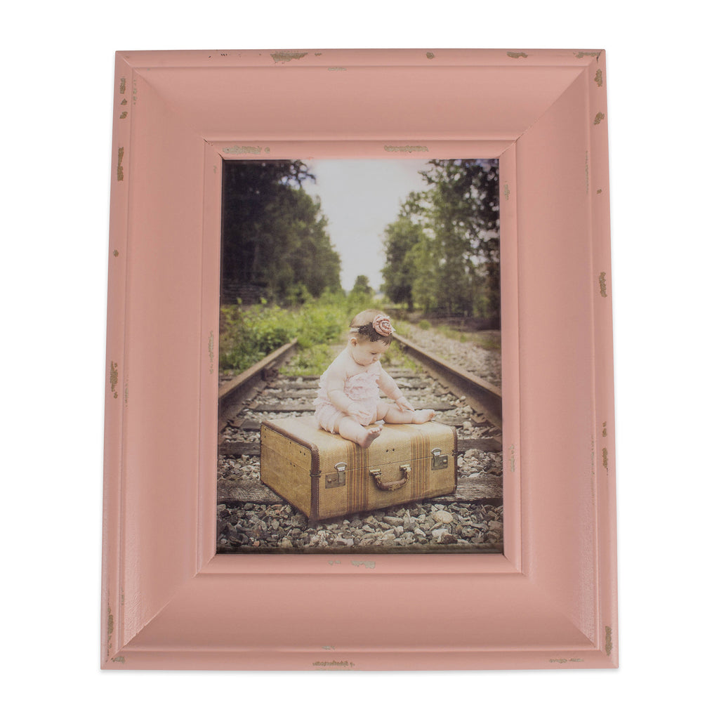 8 x 10 Distressed Blush Farmhouse PIcture Frame