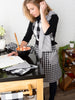 Black & White Gingham Apron