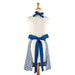 Navy White Gingham Apron