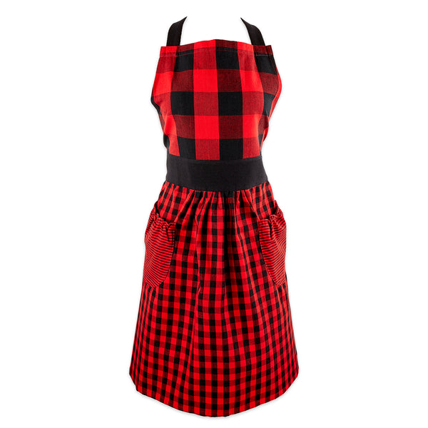 Red & Black Gingham Apron