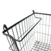 Metal Basket Black Rectangle Medium