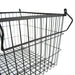 Metal Basket Black Rectangle Medium