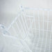 Metal Basket White Rectangle Small