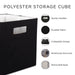 Polyester Cube Soft Off White Square 11x11x11