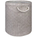 Geo Diamond Stone Round Medium Paper Bin