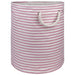 Pinstripe Rose Round Medium Paper Bin