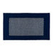 Navy Bordered With Small Diamonds Rug 50X80Cm