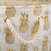 Polyester Bin Pineapple Gold Round Large