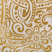 Polyester Bin Paisley Gold Round Medium