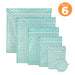 Aqua Lattice Set B Mesh Laundry Bag Set of 6