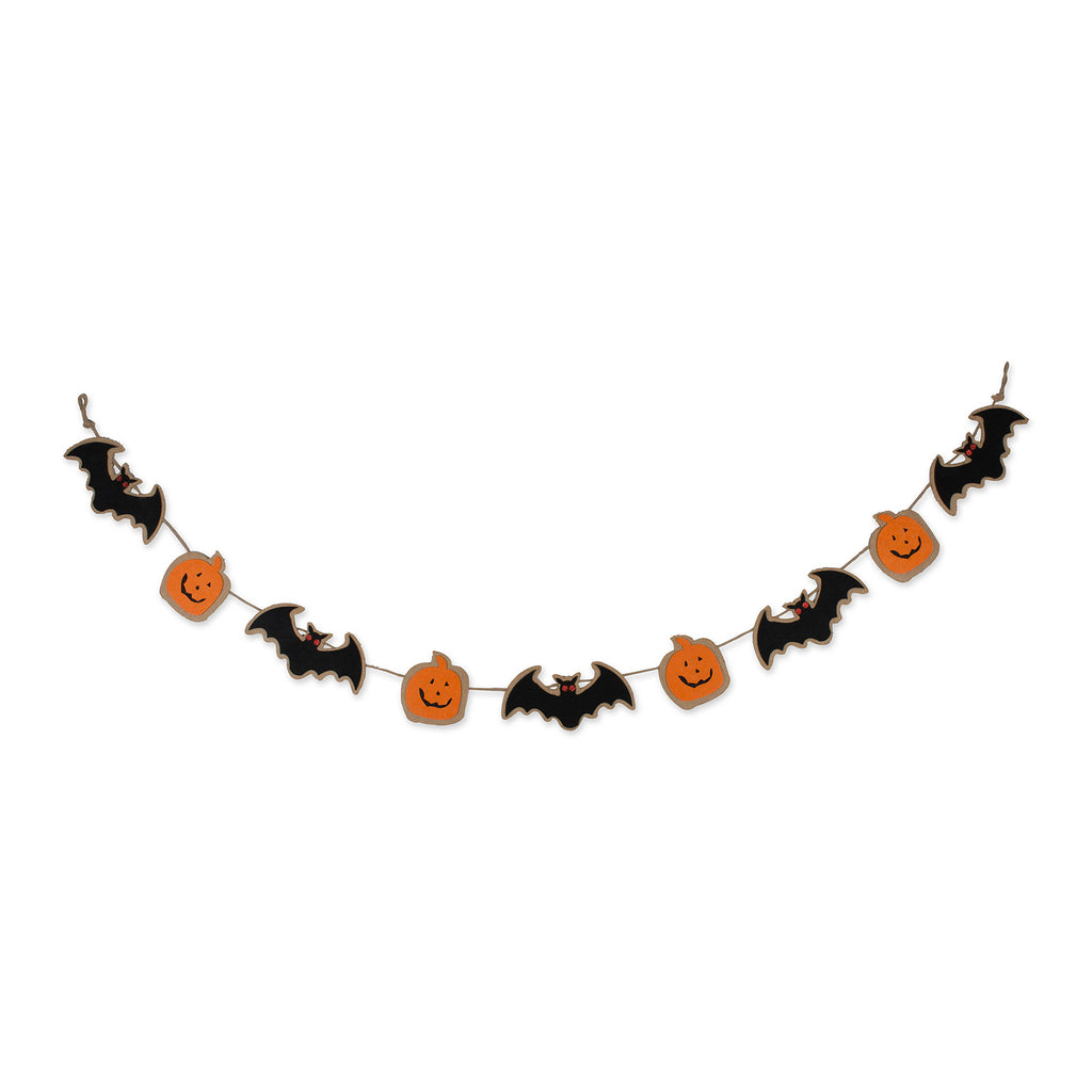 Bat And Pumpkin Garland