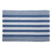 French Blue Cabana Stripe Recycled Yarn Rug 2X3 Ft