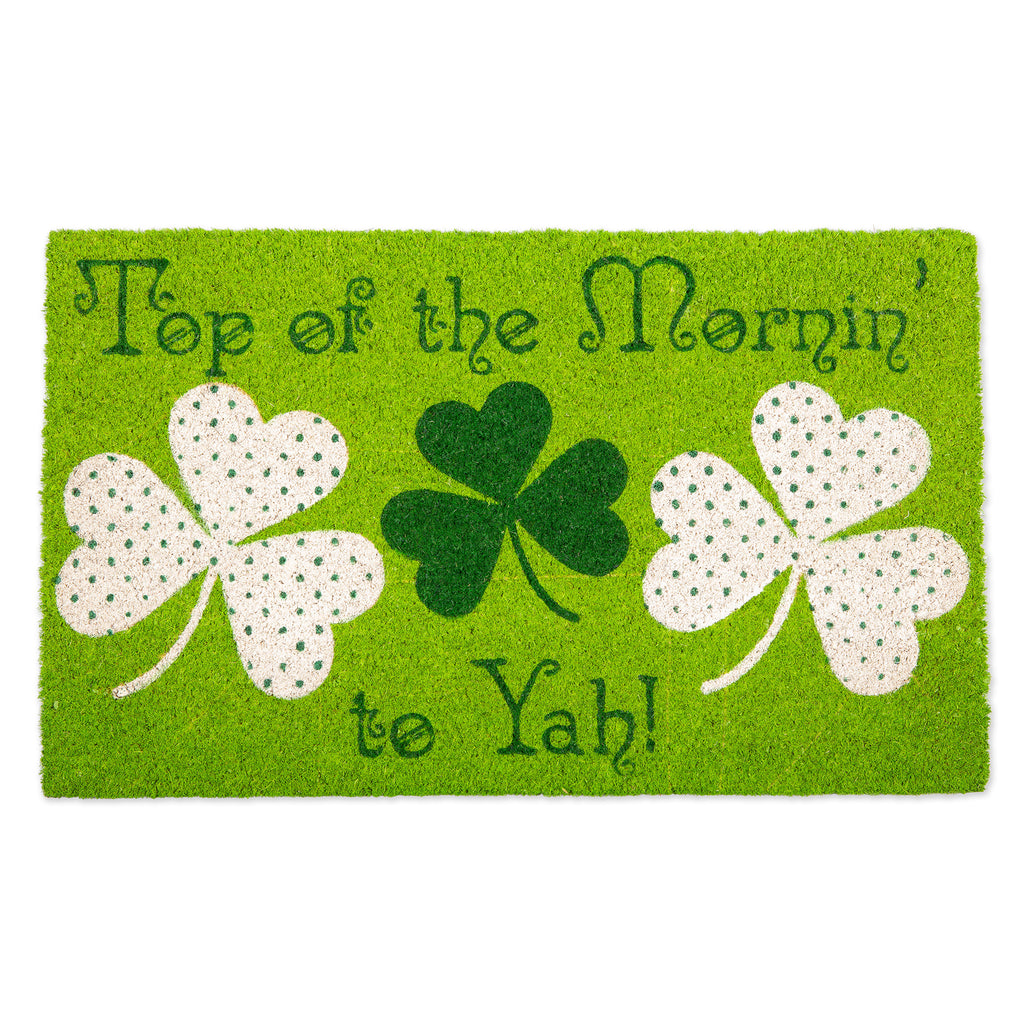 Top Of The Mornin To Yah! Doormat