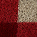 Red & White Buffalo Check  Doormat