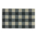 Gray & White Buffalo Check Doormat