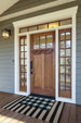 Navy & White Buffalo Check  Doormat