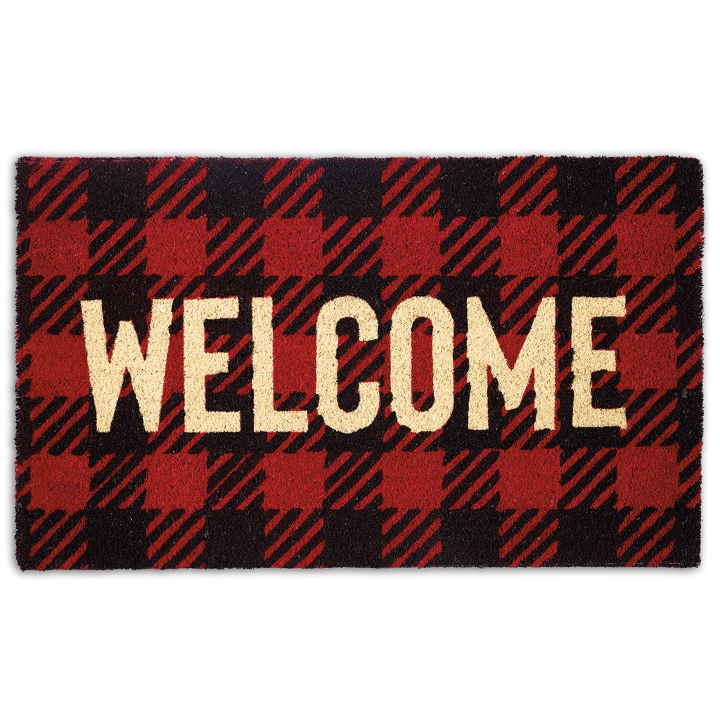 Buffalo Check Welcome Doormat