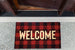 Buffalo Check Welcome Doormat