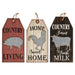 Farmhouse Tag Signs Set of 3