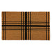 Black Farmhouse Plaid Doormat