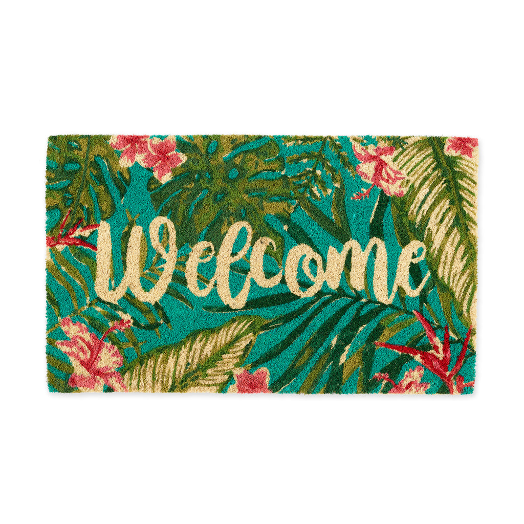 Tropical Welcome Doormat