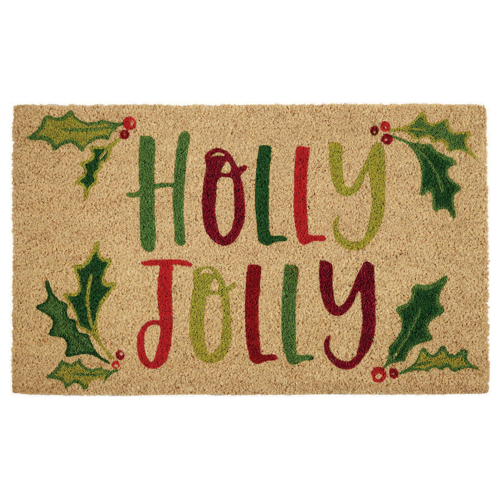 Holly Jolly Doormat