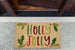 Holly Jolly Doormat