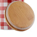 Red & White Buffalo Check Ceramic Canister Set