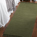 Sage & Off White 2-Tone Ribbed Rug 2Ft 6Inx6Ft