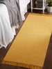 Honey Gold & Off White 2-Tone Ribbed Rug 2Ft 6Inx6Ft