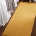 Honey Gold & Off White 2-Tone Ribbed Rug 2Ft 6Inx6Ft