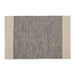 Gray Variegated Border Hand-Loomed Rug 2X3 Ft